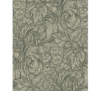 Galerie Wallcoverings Off The Wall by Laurence Llewelyn-Bowen Hedgerovia Floral Wallpaper in Green | Size: 10050mm x 530mm Galerie Wallcoverings Green 10050mm x 530mm