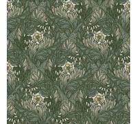 Galerie Wallcoverings Off The Wall by Laurence Llewelyn-Bowen Rambleicious Floral Wallpaper in Bright Green | Size: 10050mm x 530mm Galerie Wallcoverings Bright Green 10050mm x 530mm