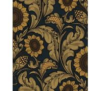 Galerie Wallcoverings Off The Wall by Laurence Llewelyn-Bowen Sunnyside Floral Wallpaper in Yellow | Size: 10050mm x 530mm Galerie Wallcoverings Yellow 10050mm x 530mm