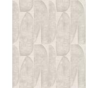 Galerie Welcome Home Beige Geometric Leaf A4 Wallpaper Sample
