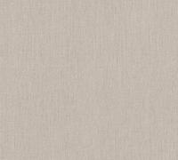 Livingwalls Wallpaper 396514 Plain Wallpaper in Beige, Grey - Plain High-Quality Wallpaper with Textile Structure for Various Rooms - 10.05 m x 0.53 m - Made in Germany