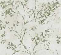 Livingwalls Wallpaper 396504 with Branches in Cream, Green, Beige - High-Quality Floral Wallpaper with Design for Various Rooms - 10.05 m x 0.53 m - Made in Germany