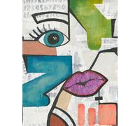 Galerie Welcome Home Multi-Coloured Pop Art Expression Mural