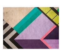 Galerie Welcome Home Multi-Coloured Retro Abstract Shapes A4 Sample