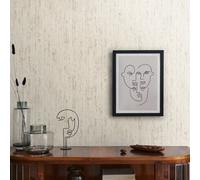 Non-woven wallpaper shabby wood cream beige gold metallic 39561-3 (2,90£/1qm)