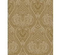 Galerie Zen Gold Floral Am22002-1 A4 Wallpaper Sample
