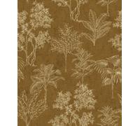 Galerie Zen Gold Tree Leaf Dwp0361-04 A4 Wallpaper Sample