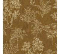 Galerie Zen Gold Tree Leaf Dwp0361-04 Wallpaper