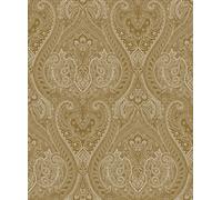 Galerie Zen Paisley Pattern Wallpaper Galerie Wallcoverings Gold 10050mm x 530mm
