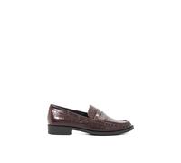 'Galex' Leather Loafers Dune London Brown 5