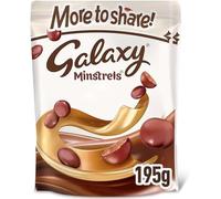 Galexy Minstrels Milk Chocolate Pouch Bag 195g