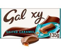 Galexy Salted Caramel & Milk Chocolate Bar - 135g | Smooth & Creamy Treat | Ideal Father’s Day Gift, Snack or Hamper Addition.