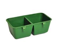 galeyyu Bird Cage Feeder Cups - Bird Water Feeder for Cage 2 in 1 | No Bird Feeder for Cage for Hamster, Cat, Chicken, Bunny, Guinea, Budgie, Aviary, eons