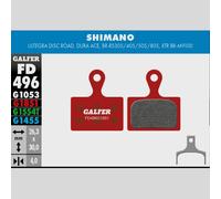 Galfer Advanced Bike Disc Brake Pads - Red / Shimano - Ultegra / Dura Ace / XTR M9100