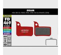 Galfer Advanced Bike Disc Brake Pads - Red / SRAM - Red / Force / Rival / Level TLM & Ultimate