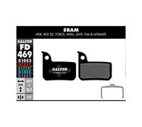 Galfer Bike Standard Brake Pad SRAM Red 22-Level, Men, Black, Standard