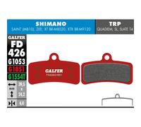Galfer Disc Brake Pads Shimano 4 pot - Red Advanced Compound Mountain Bike