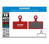 Galfer Disc Brake Pads For Shimano XT/XTR/SLX - FD452 G1851 - Advanced Red