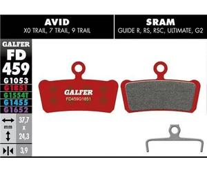 Galfer Disc Brake Pads For SRAM Guide Avid FD459 G1851 - Advanced Red