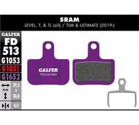 Galfer Sram Level/T/TL E-Bike Bicycle Brake Pads G1652 Adult Unisex, Purple, One Size