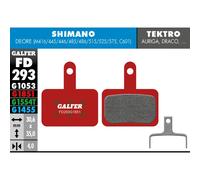 Galfer Disk Brake Pads For Shimano Tektro TRP - FD293 G1851 - Advanced Red