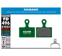 Galfer Disk Brake Pads For Shimano Ultegra 105 FD496 G1554T - Pro Green