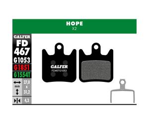 Galfer Hope X2 Brake Pads - Performance Compound Disc Pad MTB Mountain Bike New