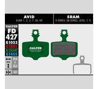 Galfer Pro Bike Disc Brake Pads - Green / Avid - Elixir | SRAM - XX