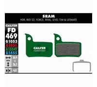 Galfer Pro Bike Disc Brake Pads - Green / SRAM - Red / Force / Rival / Level TLM & Ultimate