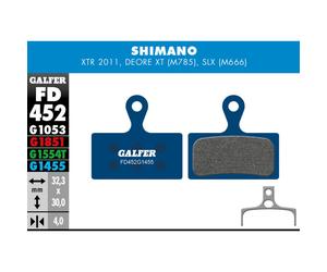 Galfer Shimano XT/XTR/SLX Brake Pads - Road Compound Disc Gravel Bike Spares New