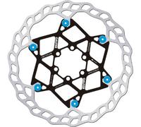Galfer Wave Floating 6 Bolt Disc Brake Rotor Blue Pins