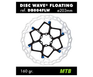 Galfer Wave Floating Disc Brake Disc 180 mm Silver / Blue