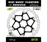 Galfer Wave Floating Disc Brake Disc 180 mm Silver / Gold