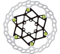 Galfer Wave Floating 6 Bolt Disc Brake Rotor Green Pins