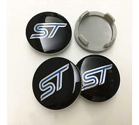 GALGAN 4Pcs Car ABS Plastic Hub Centre Caps for Ford ST Fiesta EcoSport Explorer Escort Kuga Focus 1 2 3 mk2 mk3 mk4 mk5 mk7 54mm 60mm Wheel Rims Center Covers Decoration Accessories,A-54mm-Blue