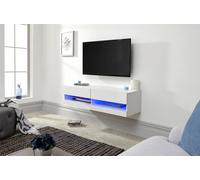 Galicia 120cm Wall TV Unit with Led in White