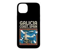Galicia Coast Flag Spain Lighthouse Travel Graphic Case for iPhone 14 Plus
