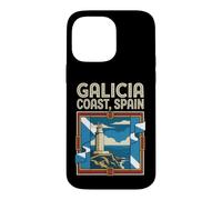 Galicia Coast Flag Spain Lighthouse Travel Graphic Case for iPhone 14 Pro Max
