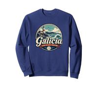 Galicia Spain Cape Sileiro Lighthouse Northern Coast Sweatshirt