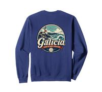 Galicia Spain Cape Sileiro Lighthouse Northern Coast Sweatshirt