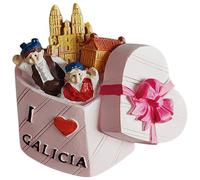 Galicia Spain Refrigerator Magnet 3D Travel Souvenir Fridge Decoration Magnetic Sticker Craft Collection