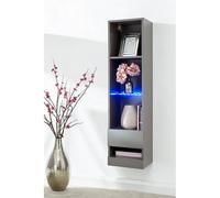 Galicia Tall Shelving Unit Grey 1 Door 4 Shelves