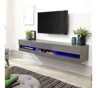 Galicia TV Unit Grey 2 Shelves