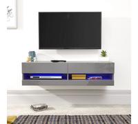 Galicia TV Unit Light Grey 2 Shelves
