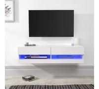 Galicia TV Unit White 2 Shelves