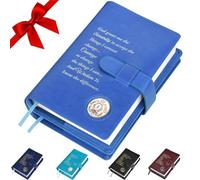 GALILEO® Double AA Big Book Cover & 12 Steps & 12 Traditions | AA Gift | Alcoholics Anonymous (Prayer/Coin Pocket/Sky Blue)