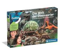 Galileo Lab The World of Dinosaurs - Terrarium for Botanical Experiments with T-Rex, Triceratops, Volcano & Fossils - 59450 by Clementoni