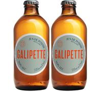 Galipette - Non-Alcoholic Cider (12 x 330ml), 0.0% ABV, Hand-Picked French Apples, Pure Juice Cider, Sweet, Fruity & Sharp, Zero Alcohol, Gluten Free, No Added Sugar, No Sweeteners (Pack of 2)