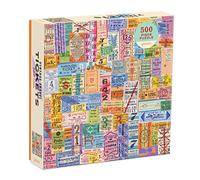 Galison 9780735366527 Vintatge Tickets Jigsaw Puzzle, Vintage Travel