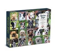 Galison 9780735369535 Rescue Dogs 1000 Piece Puzzle